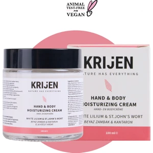 Zambak & Kantaron El ve Vücut Kremi  |  E Vitamini + Hindistan Cevizi Yağı + Shea Butter 100 ml