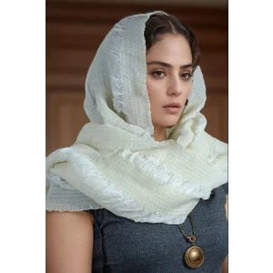 Ipek Şal - 75 X200 cm - Gofreli - El Dokuması - %100 Ödemiş Ipeği