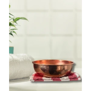 Osmanlı Motifli Döküm Hamam Tası – Ağır ve Kalın Metal – Geleneksel Türk Hamamı Aksesuarı