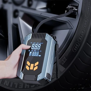Dijital Kablosuz USB Type-C 4*1800MAH Göstergeli Oto Lastik Şişirme Hava Pompası