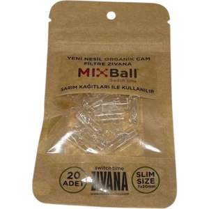 20 Adet Cam Filtre Zıvana (7X20MM)