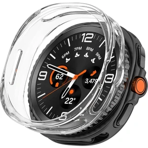 Samsung Galaxy Watch 8 44MM Uyumlu Kasa Şeffaf Tpu 360 Tam Koruma Silikon Ekran Koruyucu