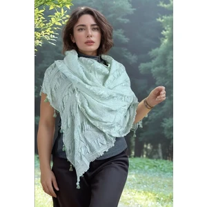 Ipek Şal - 75 X200 cm - Gofreli - El Dokuması - %100 Ödemiş Ipeği