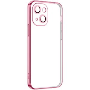 iPhone 13 Mini Uyumlu Effx Krep Kapak-Pembe