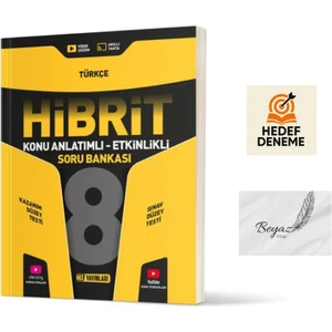 Hız 8.sınıf Hibrit Türkçe Konu Anlatımlı Soru Bankası Hedef Deneme