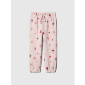 Kız Bebek Pembe Gap Logo Fleece Jogger Eşofman Altı