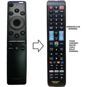 ile Uyumlu 65TU8500 4K Smart LED Tv ( Yedek Kumandası )