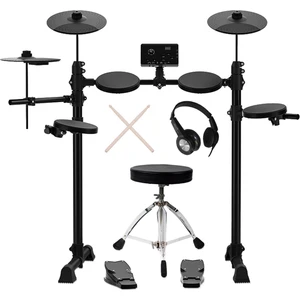 JDD-2024T Dijital Davul - Bateri Seti (Tabure ve Kulaklık Hediyeli)