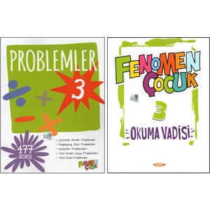 Fenomen 3. Sınıf Problemler+Okuma Vadisi (2 Kitap)