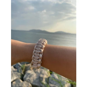 Ekru Paracord Bileklik 16 cm