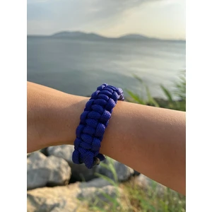 Lacivert Paracord Bileklik 16 cm