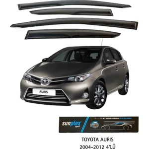 Toyota Auris 2004-2012 Cam Rüzgarlığı Takım 4’lü Takım Rüzgar Kesici, Yağmur Önleyici