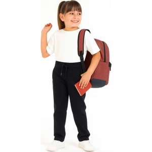 Kız Çocuk Beli Ipli Okul Kaşkorse Pantolon G2025-2