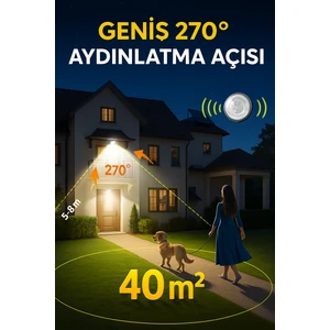 268 Led’li Solar Projektör 60W Güneş Enerjili☀️ Enerji Verimli | Kumandalı Kontrol IP65 Su Geçirmez