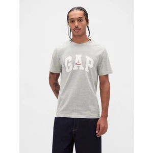 Erkek Gri Everyday Soft Gap Logo T-Shirt