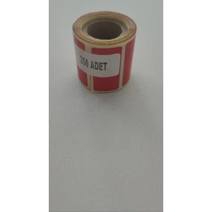 40X20 S Stilli Sürsarlı 35 Rulo 8750 Adet Indirim Barkod Etiketi Kırmızı