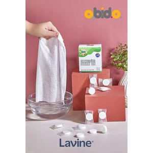 (24 adet) Çok Amaçlı Süper Sihirli Tablet Bez Yıka Kullan 24'lü Su Etkisiyle Kullanım 25X25