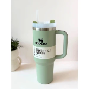 Quencher Pipetli Termos Bardak 1.18 Lt Yeşil