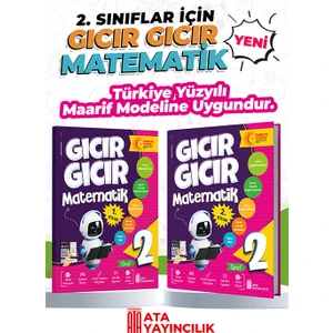 2. Sınıf Gıcır Gıcır Matematik 1 ve 2. Kitap (2'li Set)