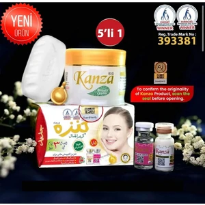 5’li1 Kanza Beyazlatma Güzellik Kremi Cilt Bakım Seti