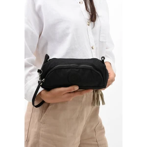 571 Collections Iki Bölmeli Kalemlik (Yıkanabilir ve Su Geçirmez, Makyaj Çantası ) Siyah (Model: 571-15J)