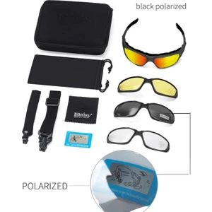 Usa Military Daisy C9 4 Lensli Polarize Taktikal Gözlük