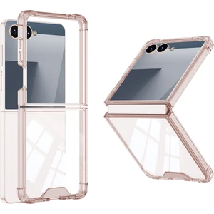 Galaxy Z Flip 7 Kılıf Full Camlı Kıpta Kapak