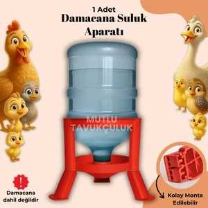 1 Adet Akıllı Otomatik Damacana Aparatı Güvercin Suluk Tavuk Suluğu Civciv Hindi Kaz Ördek Keklik