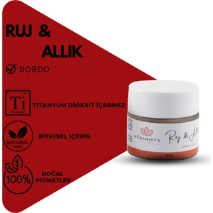 Bitkisel Içerikli Doğal Ruj Allık  5 gr