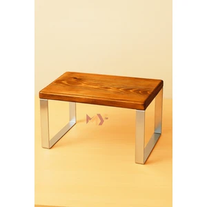 Ahşap Tezgah Üstü Düzenleyici Raf, Dolap Içi Düzenleme Rafı, Metal Ayaklı Organizer