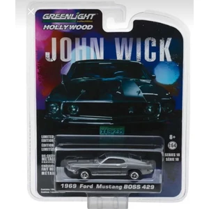 1:64 John Wick (2014) - 1969 Ford Boss 429 Solid Pack- Synoverse Inovasyon Kitabı Hediyeli