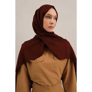 Lyocell Naia Üçgen Monogram Şal 5 - 32