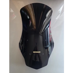 Rks Fort 250 Siperlik Ön Cam 2023-2025 Model 74CM Siyah Renkli 4mm Uzun Cam