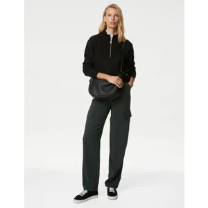Marks & Spencer Relaxed Fit Yüksek Bel Kargo Pantolon