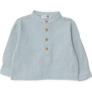 Hellobaby Erkek Bebek Gömlek Hakim Yaka Uzun Kol