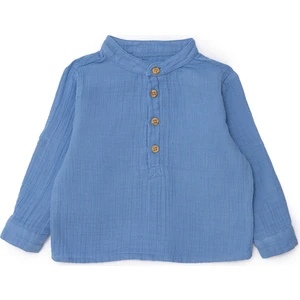 Hellobaby Erkek Bebek Gömlek Hakim Yaka Uzun Kol