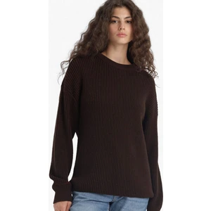 Regular Fit Bisiklet Yaka Selanik Kumaş Basic Düz Triko Kazak H6905AZ25WN