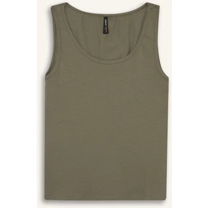 Slim Fit Dar Kesim Basic Düz Yuvarlak Yaka Atlet I1059AZ25AU