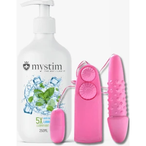 ada marketing 250 ml  Nane Aromalı Jel ve Ters Ilişki – Vajinal Vibratör Seti