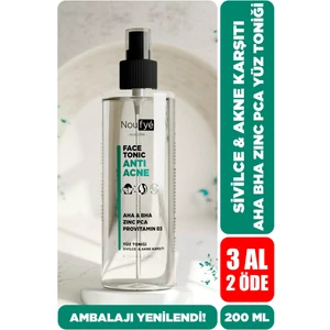 Anti Akne Aha & Bha % 2 Salicylic Acid Yağlı ve Normal Ciltlere Özel Yüz Toniği 200 ml