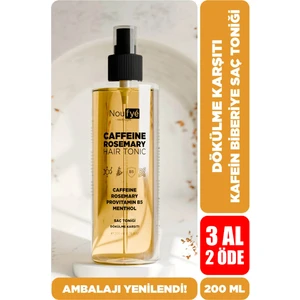 Anti Dökülme Saç Toniği, Biberiye, Kafein, Provitamin B5, Mentol, 200 ml