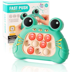 Brother Toys Kurbağa Model Işıklı Popit Oyun Konsolu Pop It Oyuncak Konsol