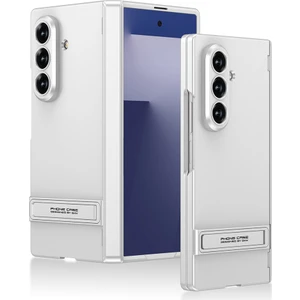 Samsung Galaxy Z Fold 7 Standlı Rubber Kılıf Çift Parça Koruyucu