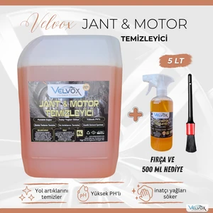 Jant Ve Motor Temizleyici 5L, 500ml ve Fırça Hediye, Jant Temizleme, Motor Temizleme