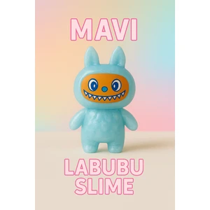 Labubu Hazır Slime Ele Yapışmaz Hazır 1 Adet Labubu Slaym Renkli, Yapışmaz, Eğlenceli Slime Oyunu