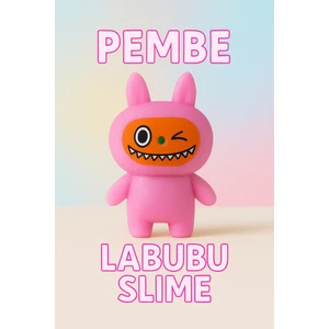 Labubu Hazır Slime Ele Yapışmaz Hazır 1 Adet Labubu Slaym Renkli, Yapışmaz, Eğlenceli Slime Oyunu
