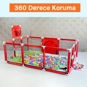 Çocuk Oyun Parkı Futbol Sahası Yürüme Öğrenme Çiti Yüksek Korumalı Basketbol Potalı