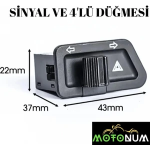 Honda Spacy 110 4 Lü ve Sinyal Düğmesi