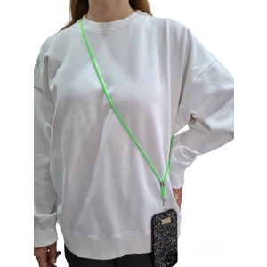 Tüm Kılıflara Uyumlu Çapraz Kullanıma Uygun Yükseklik Ayarlı Düz Renk Boyun Ipi Telefon Askısı 65CM