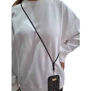 Tüm Kılıflara Uyumlu Çapraz Kullanıma Uygun Yükseklik Ayarlı Düz Renk Boyun Ipi Telefon Askısı 65CM